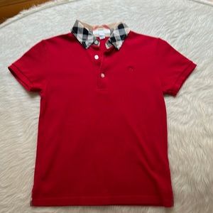 Burberry Children polo boys size 8 years.